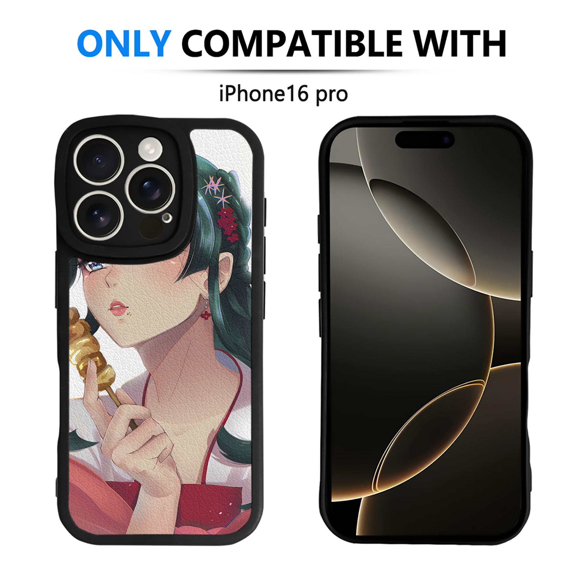 （画像用） 薬屋のひとりごと The Apothecary Diaries 【iPhone 16シリーズ対応】シリコンスマホケース（レザー調） 材質：シリコン